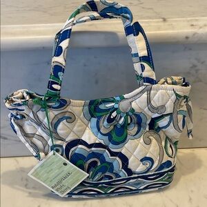 Vera Bradley Blue and White Floral Mini Bag